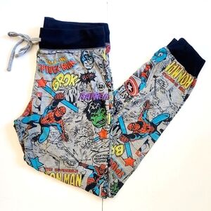 Marvel Comic Print Jogger Pants